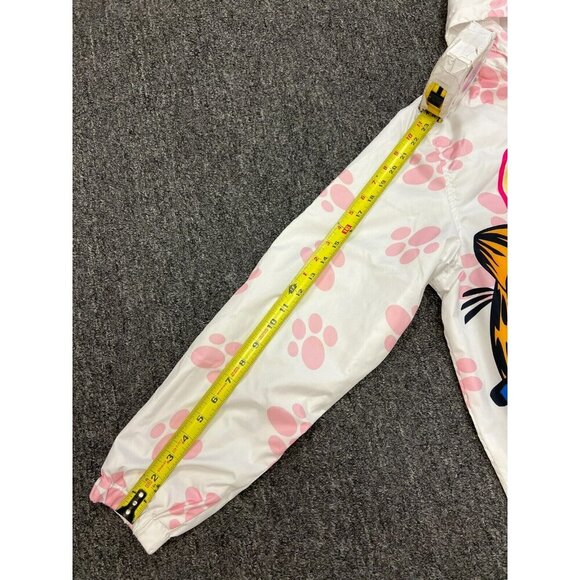 Members Only Garfield & Odie Paw Print Graphic Windbreaker Jacket Cartoon M - Picture 15 of 16